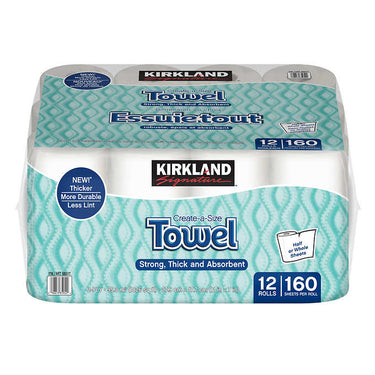 Image of Kirkland Paper Towel Jumbo 12-Pack - 1 x 4.2 Kilos